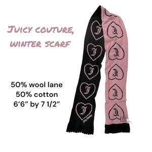 Juicy couture, winter scarf
